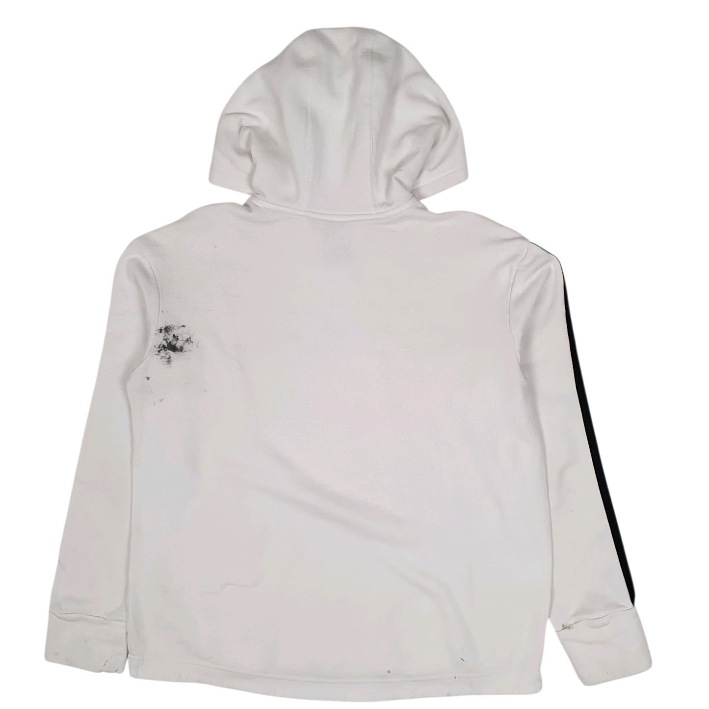 Womens White Adidas  Hoodie Jumper