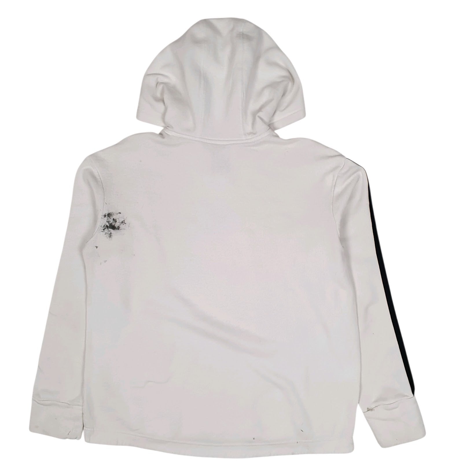 Womens White Adidas  Hoodie Jumper