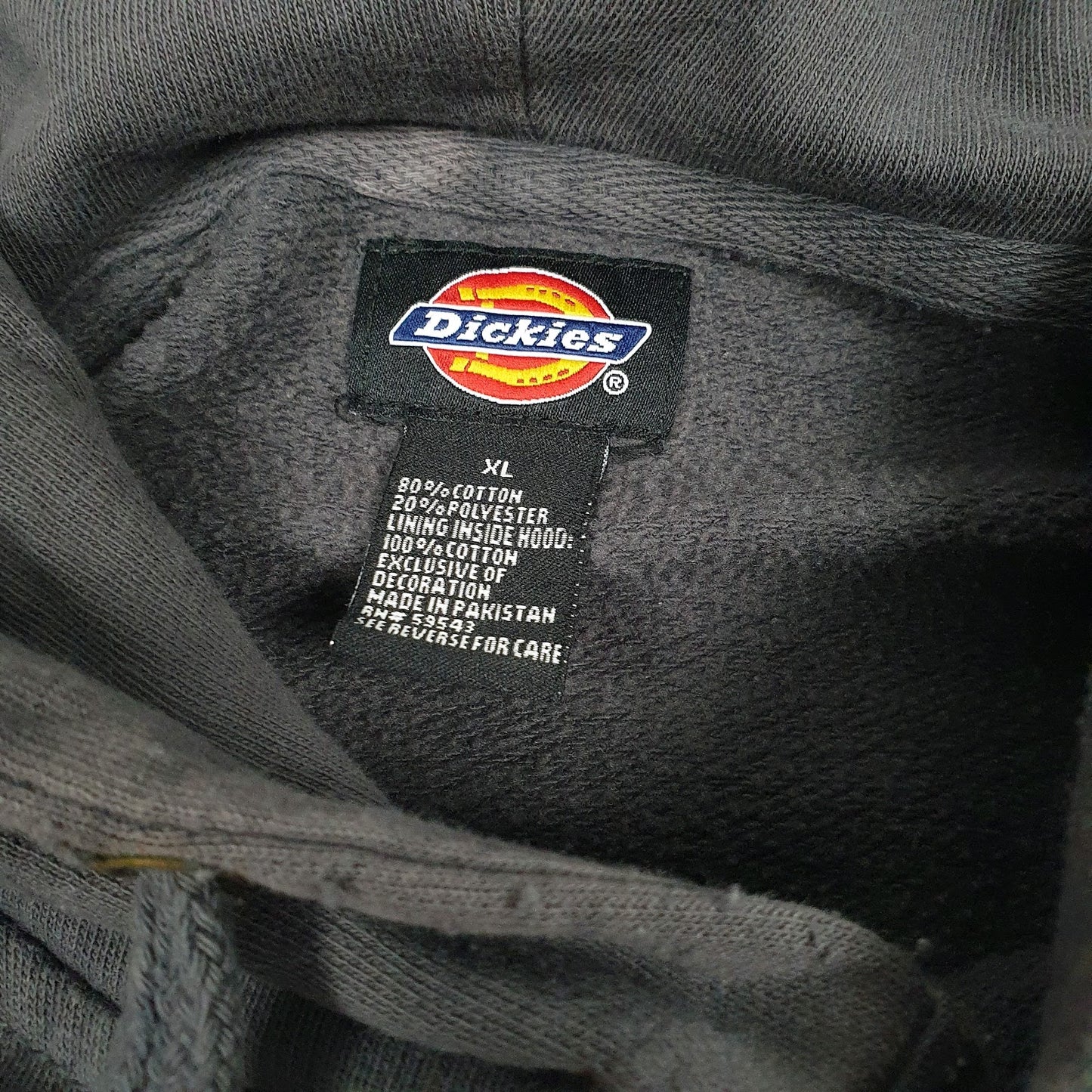 Mens Grey Dickies  Hoodie Jumper