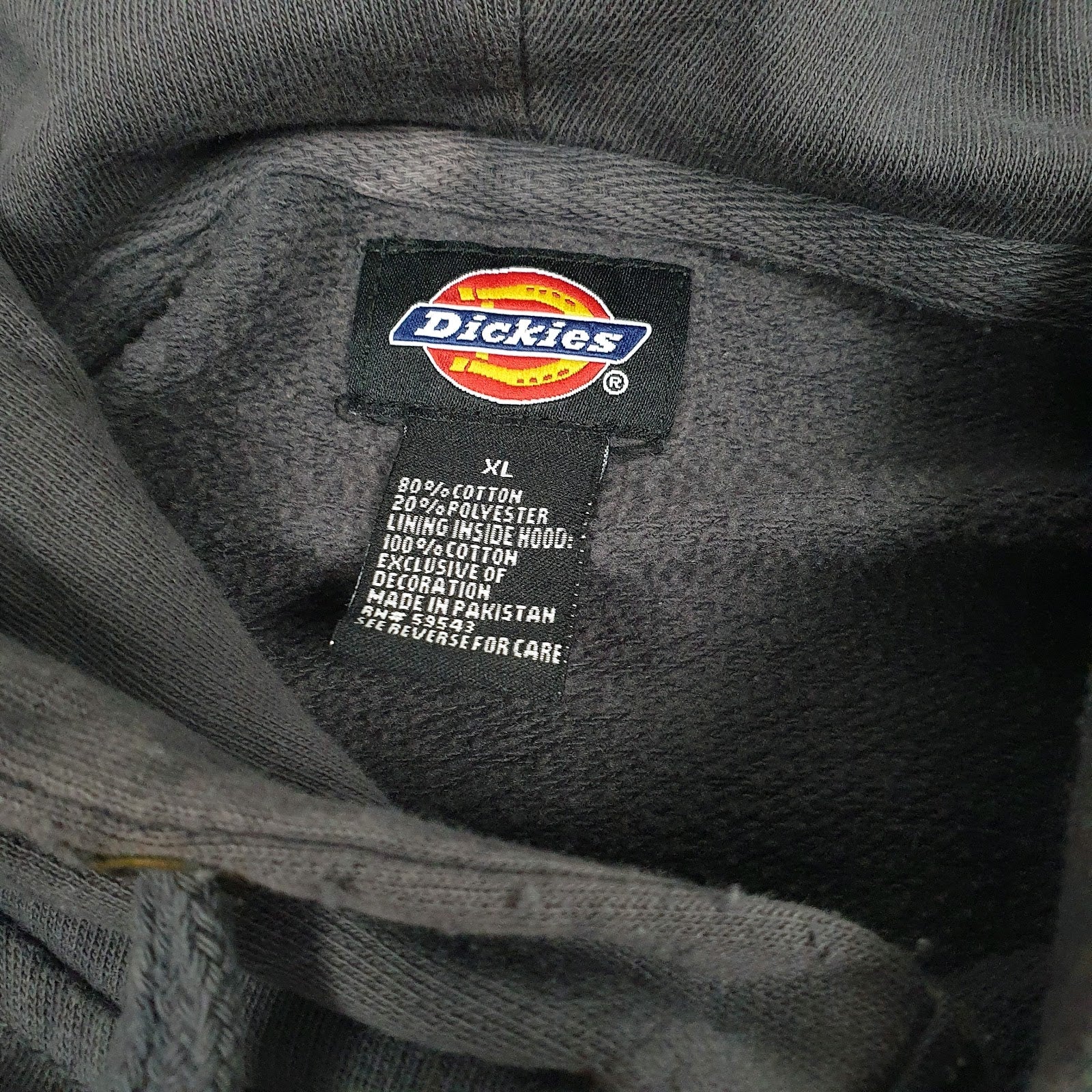 Mens Grey Dickies  Hoodie Jumper