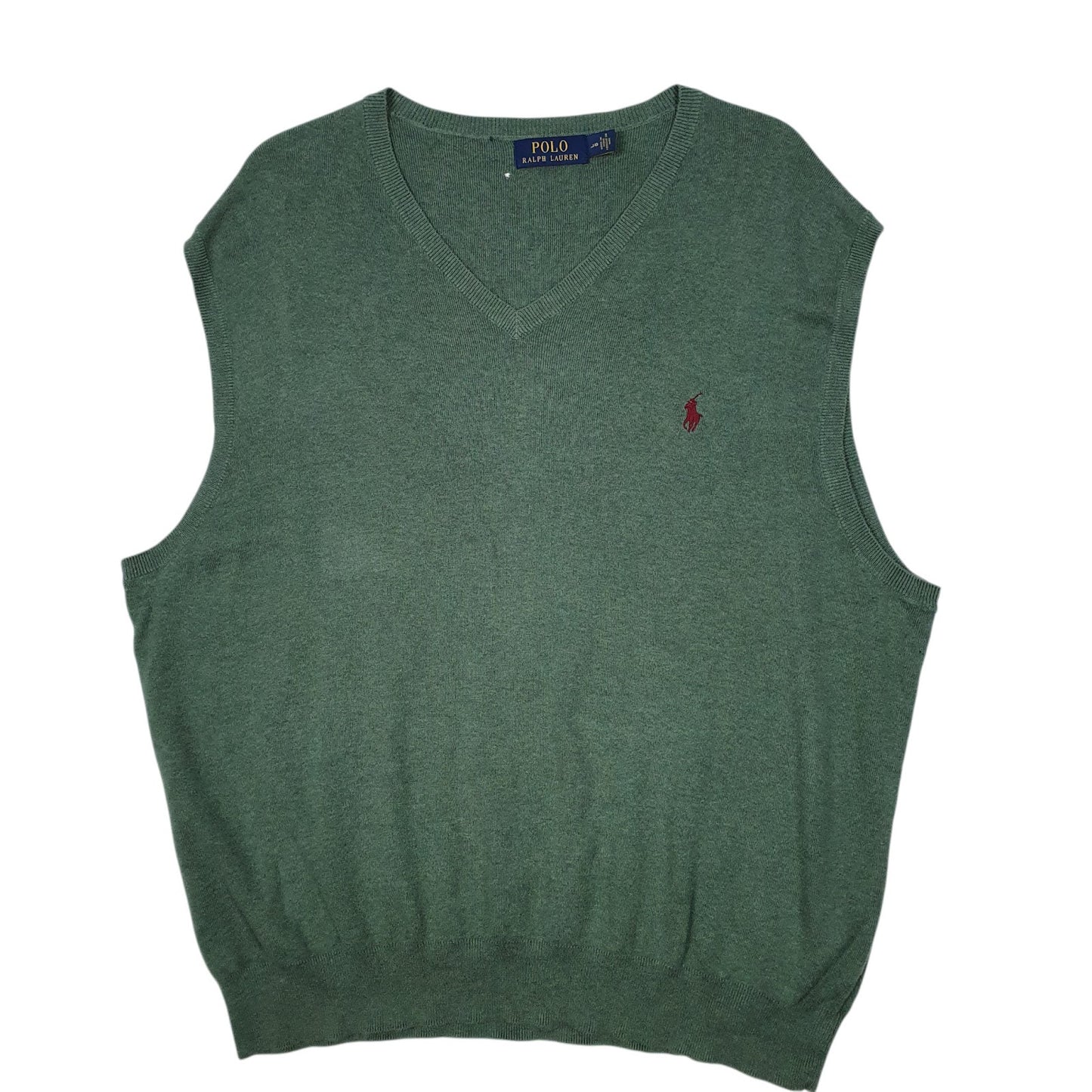 Mens Green Polo Ralph Lauren  Vest Jumper