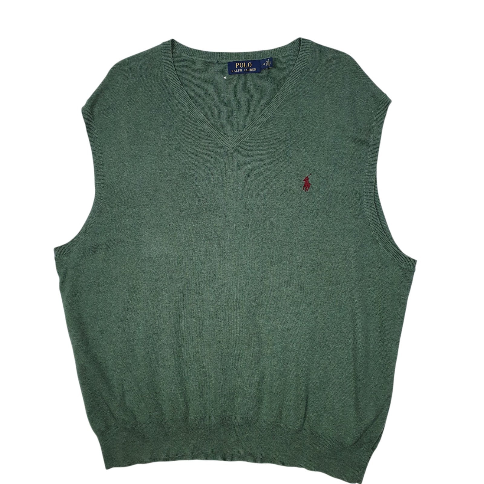 Mens Green Polo Ralph Lauren  Vest Jumper