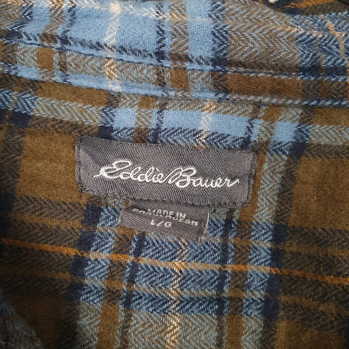 Mens Brown Eddie Bauer   Shirt