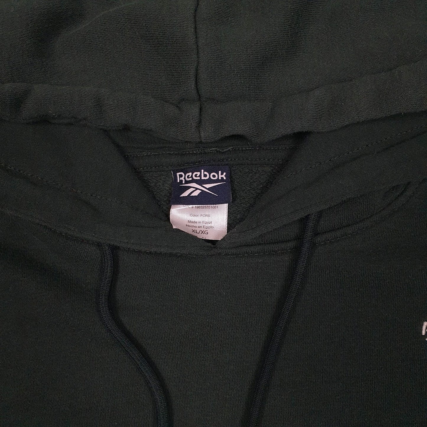 Mens Green Reebok  Hoodie Jumper