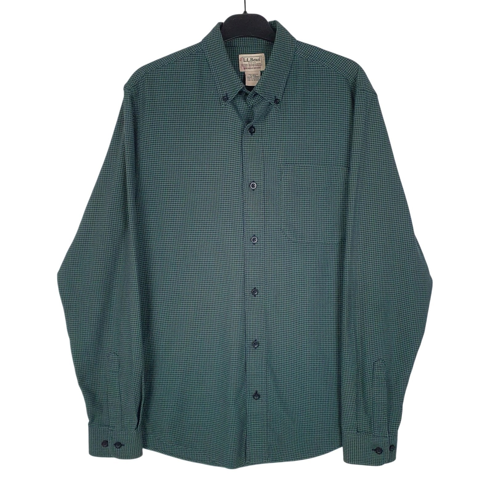 Mens Green L.L.Bean  Long Sleeve Shirt