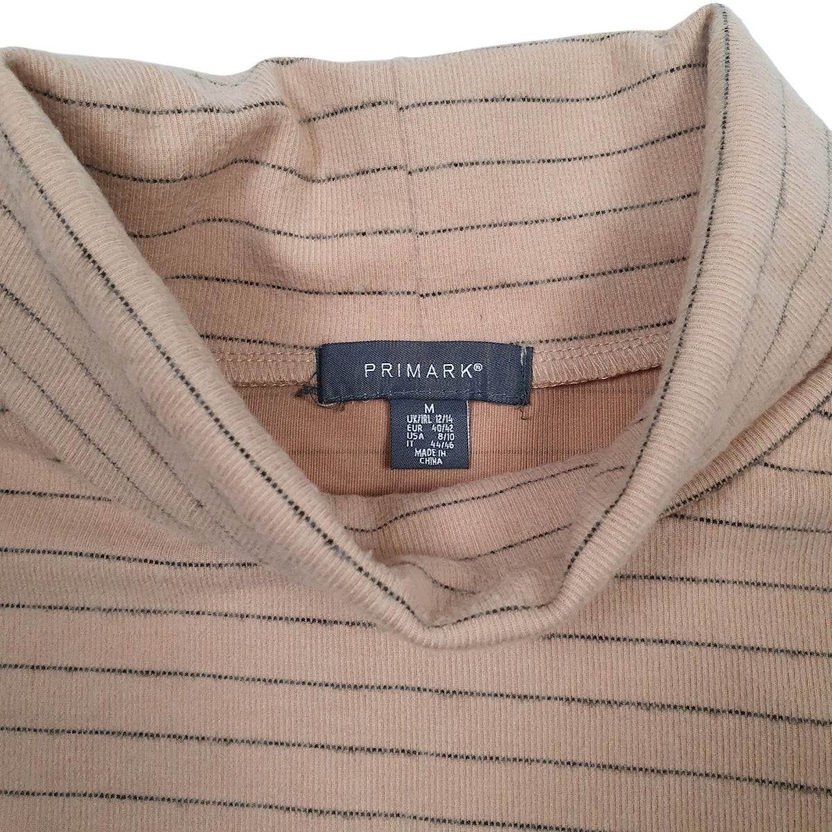 Womens Beige Primark  Turtle Neck Jumper