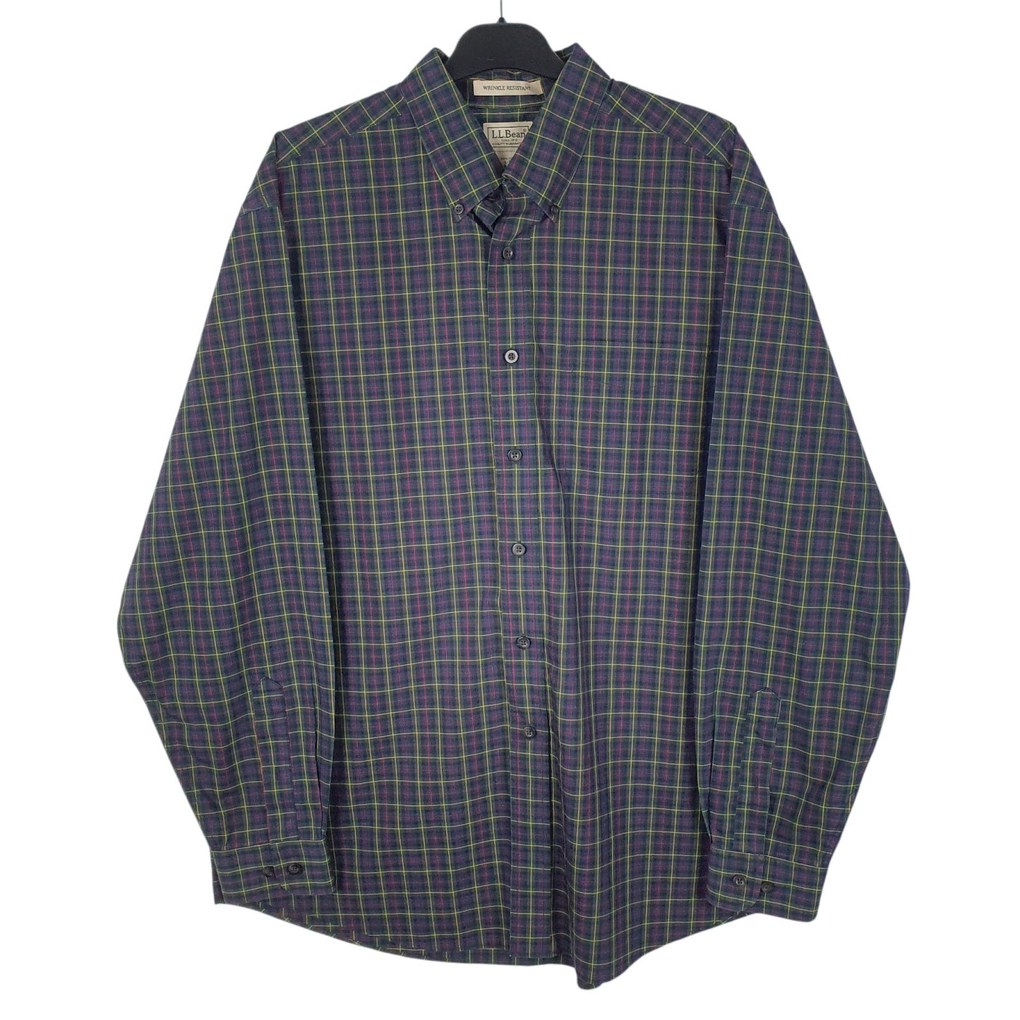 Mens Navy L.L.Bean  Long Sleeve Shirt