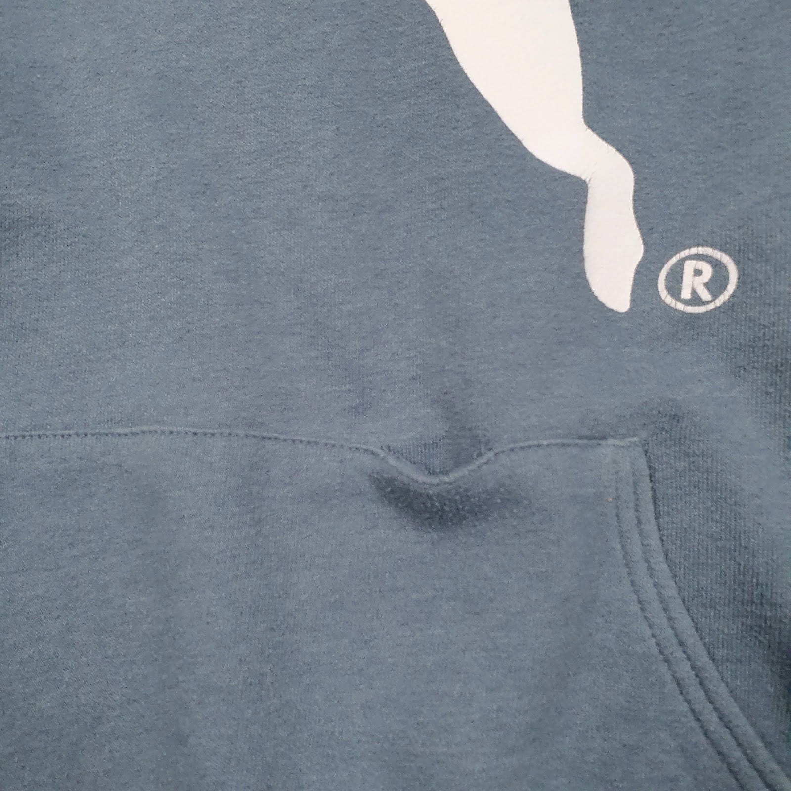 Mens Blue Puma  Hoodie Jumper