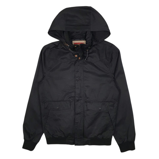 Mens Black Levis Windbreaker  Coat