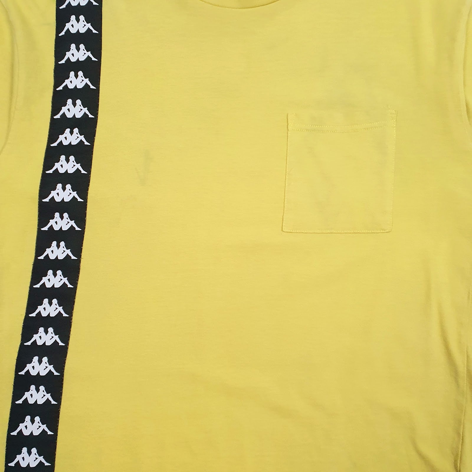 Mens Yellow Kappa   T Shirt