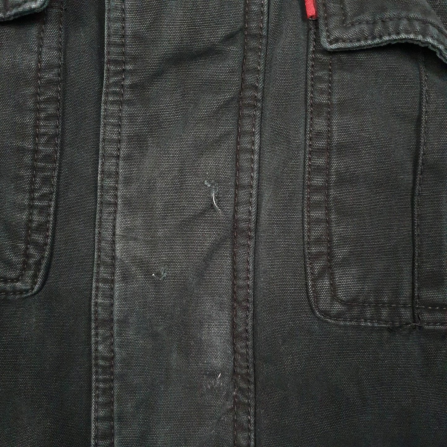 Mens Black Levis Bomber Type 3 Trucker Sherpa Lined Windbreaker  Coat