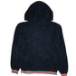 Womens Navy Fila Sherpa Hoodie Jumper