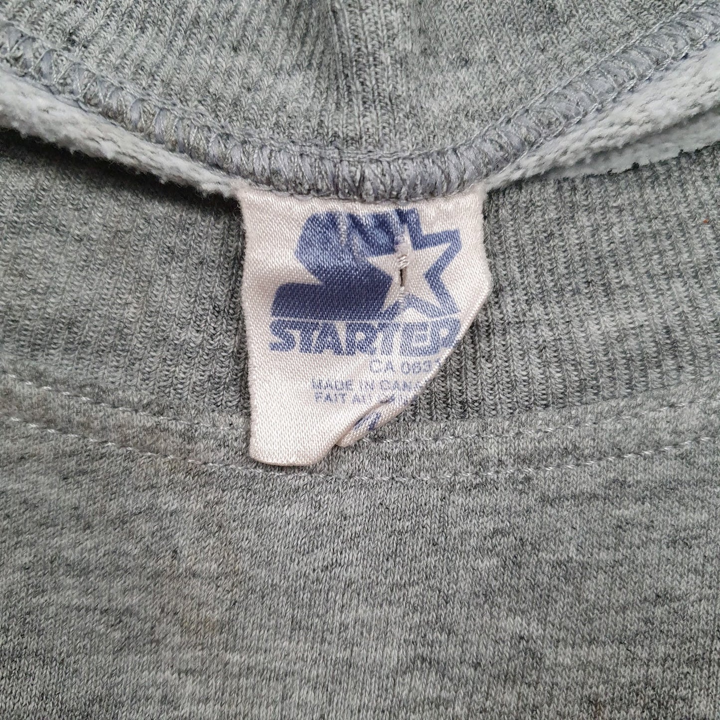Mens Grey Starter British Columbia Lions Crewneck Jumper