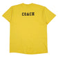 Mens Yellow Fruit Of The Loom Tecumseh Basketball  T Shirt