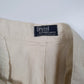Mens Cream Polo Ralph Lauren Vintage 1980s Made In USA  Trousers