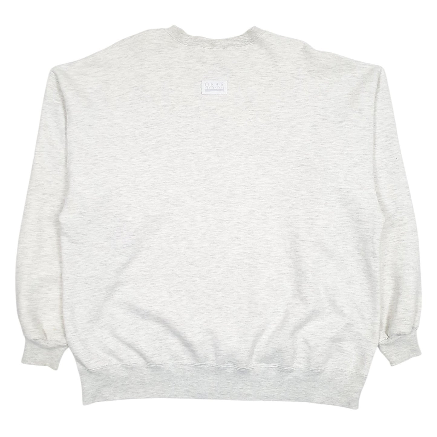 Mens Grey Gear St. John's University Vintage 90s Made In USA Crewneck Jumper