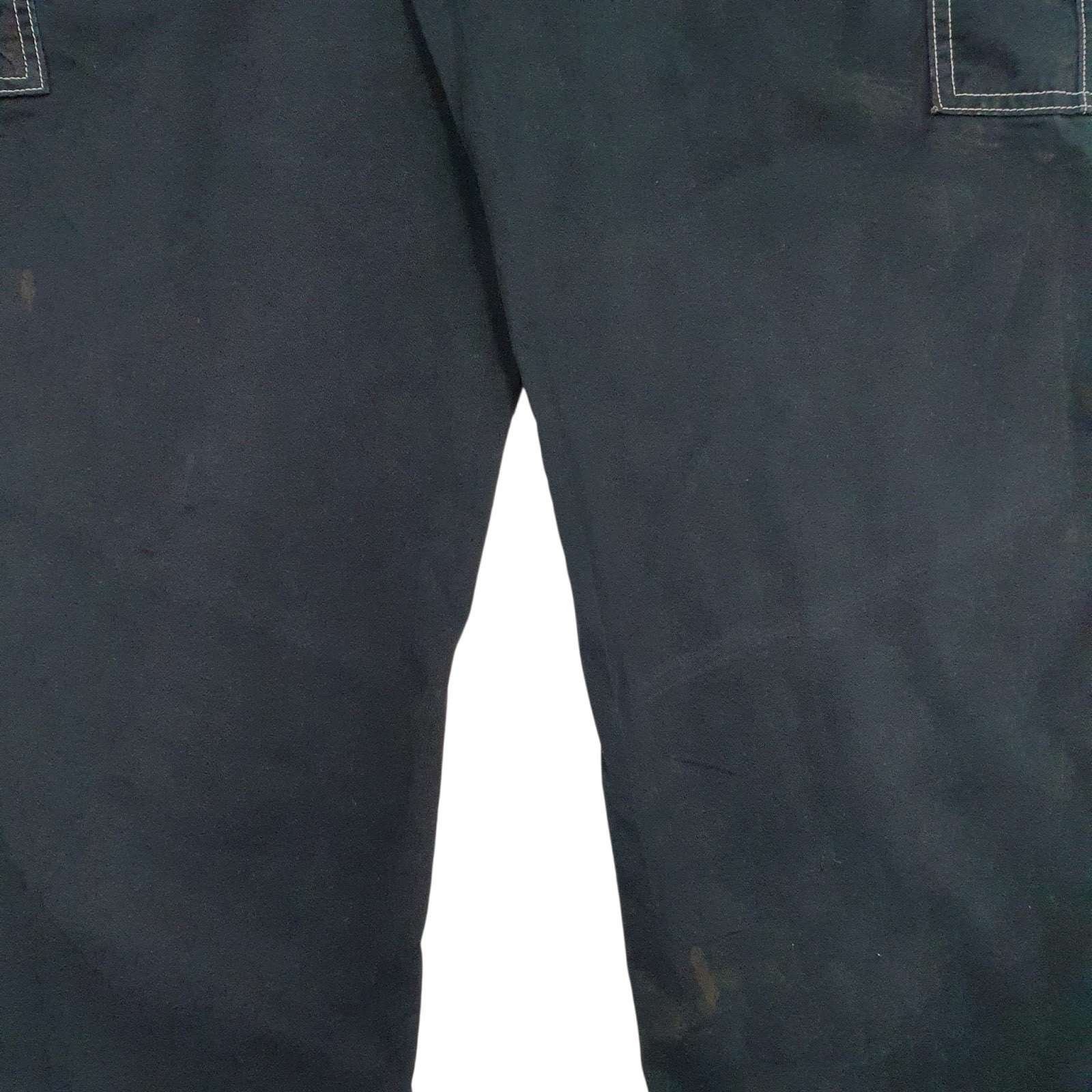 Mens Black Dickies Cargo  Trousers