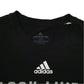 Mens Black Adidas Black Lives Matter  T Shirt