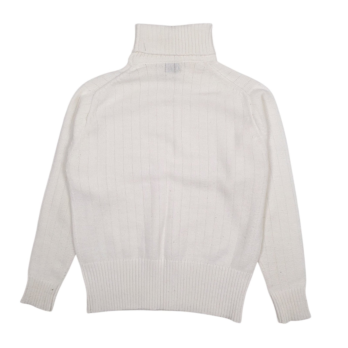 Womens White Jefferson  Turtle Neck Jumper