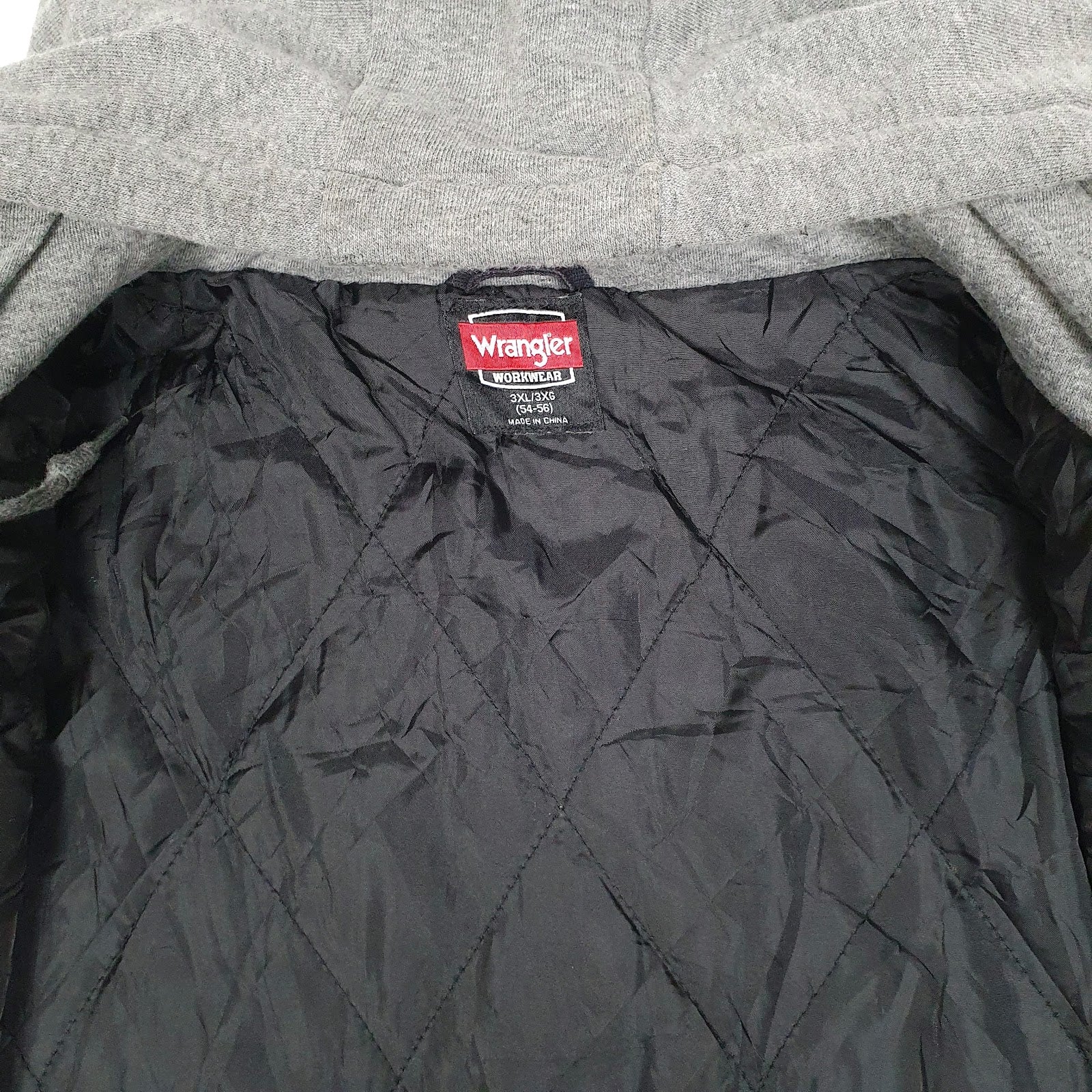 Mens Navy Wrangler Hooded Chore  Coat