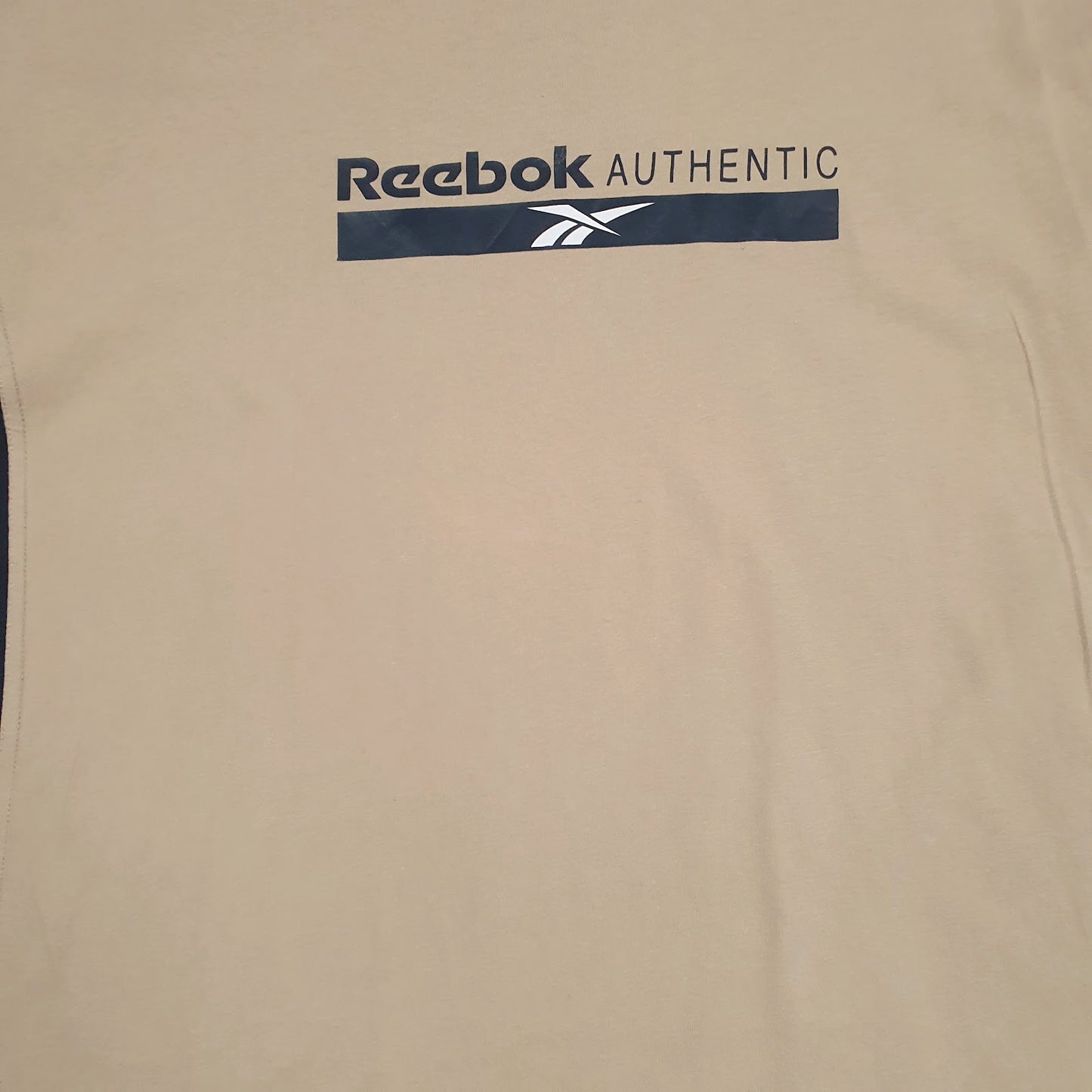Mens Brown Reebok Spellout  T Shirt