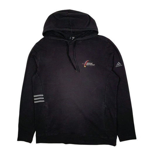 Mens Black Adidas Lightweight Hoodie Jumper