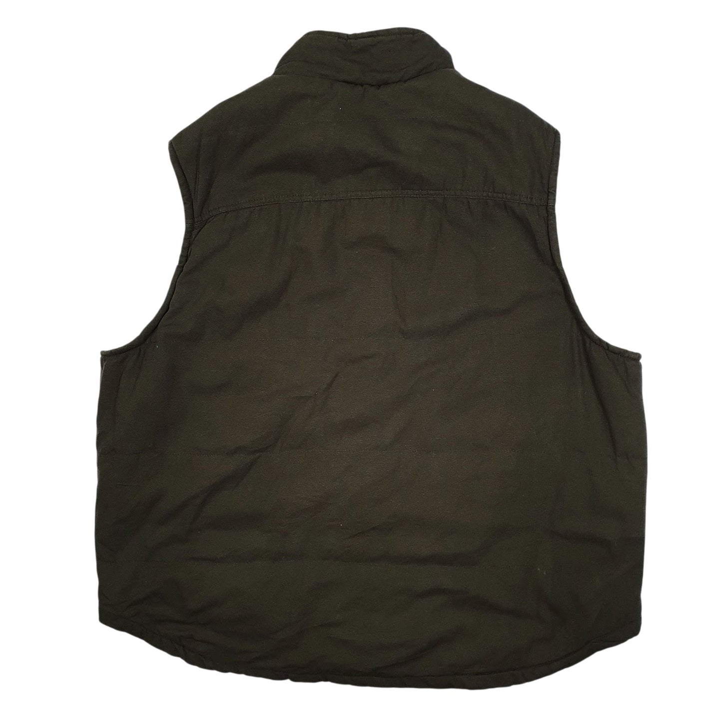 Mens Green Lee Sherpa Lined Summit Vest  Coat