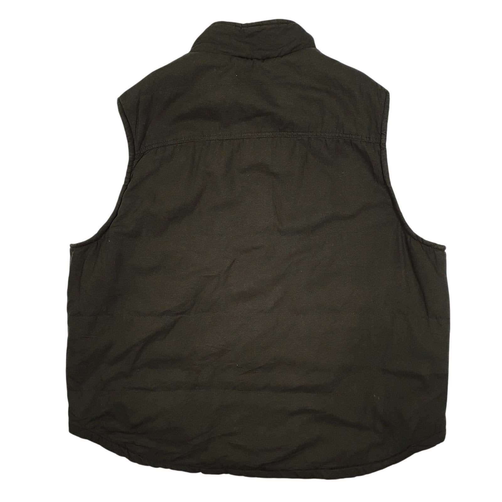 Mens Green Lee Sherpa Lined Summit Vest  Coat