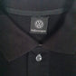 Mens Black Volkswagen   Polo Shirt