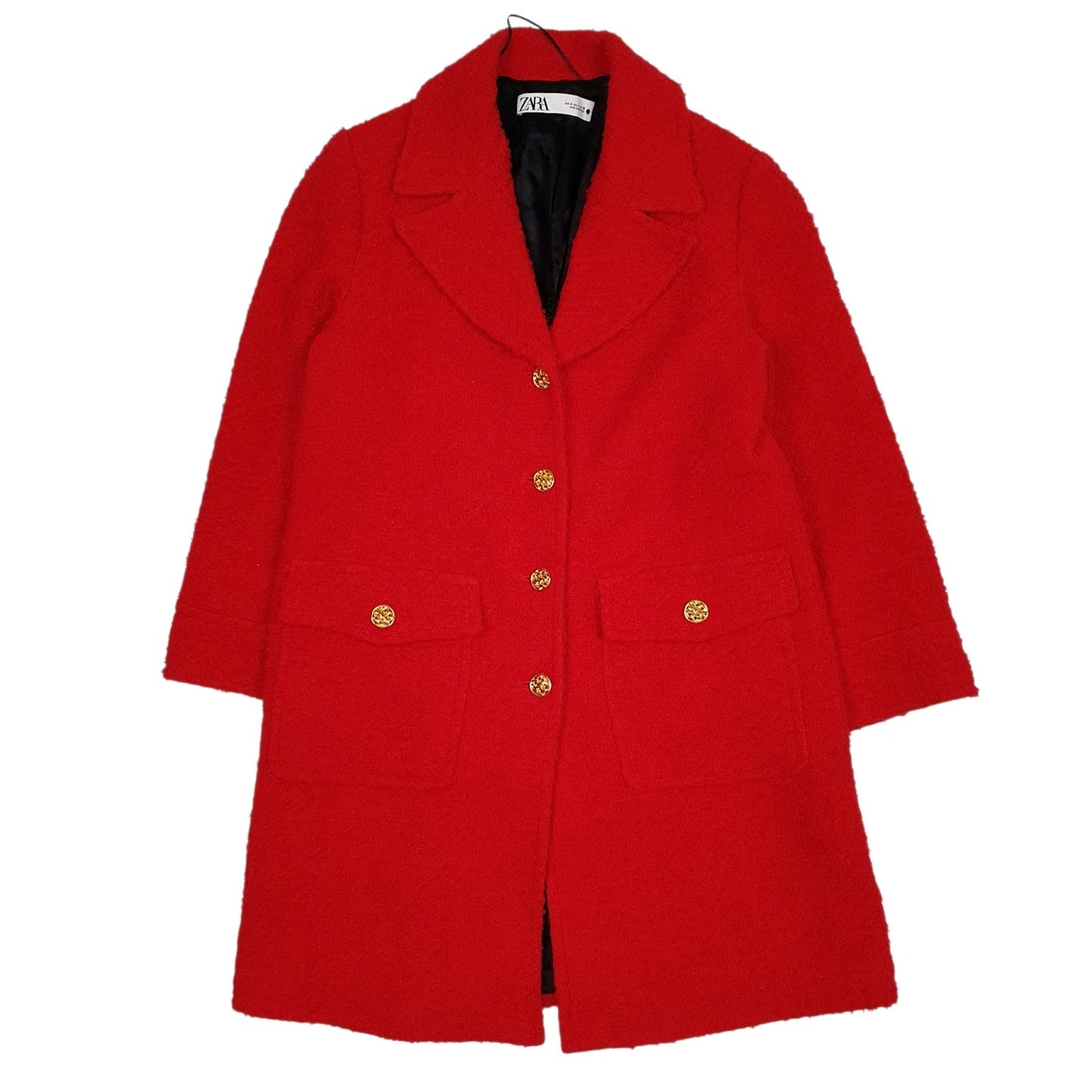 Womens Red Zara   Coat