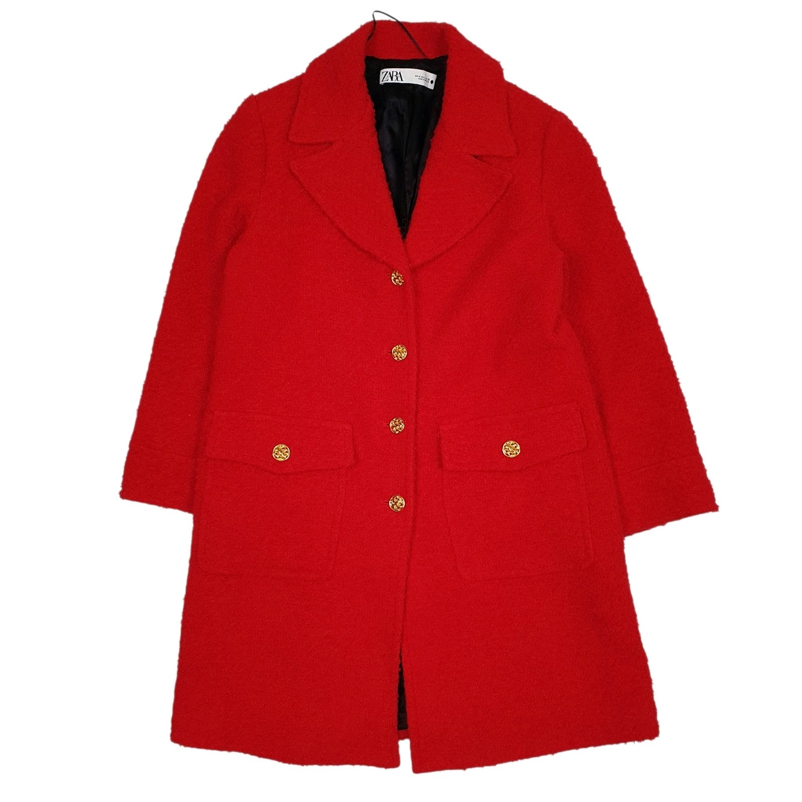 Womens Red Zara   Coat