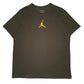 Mens Green Nike Air Jordan  Short Sleeve T Shirt