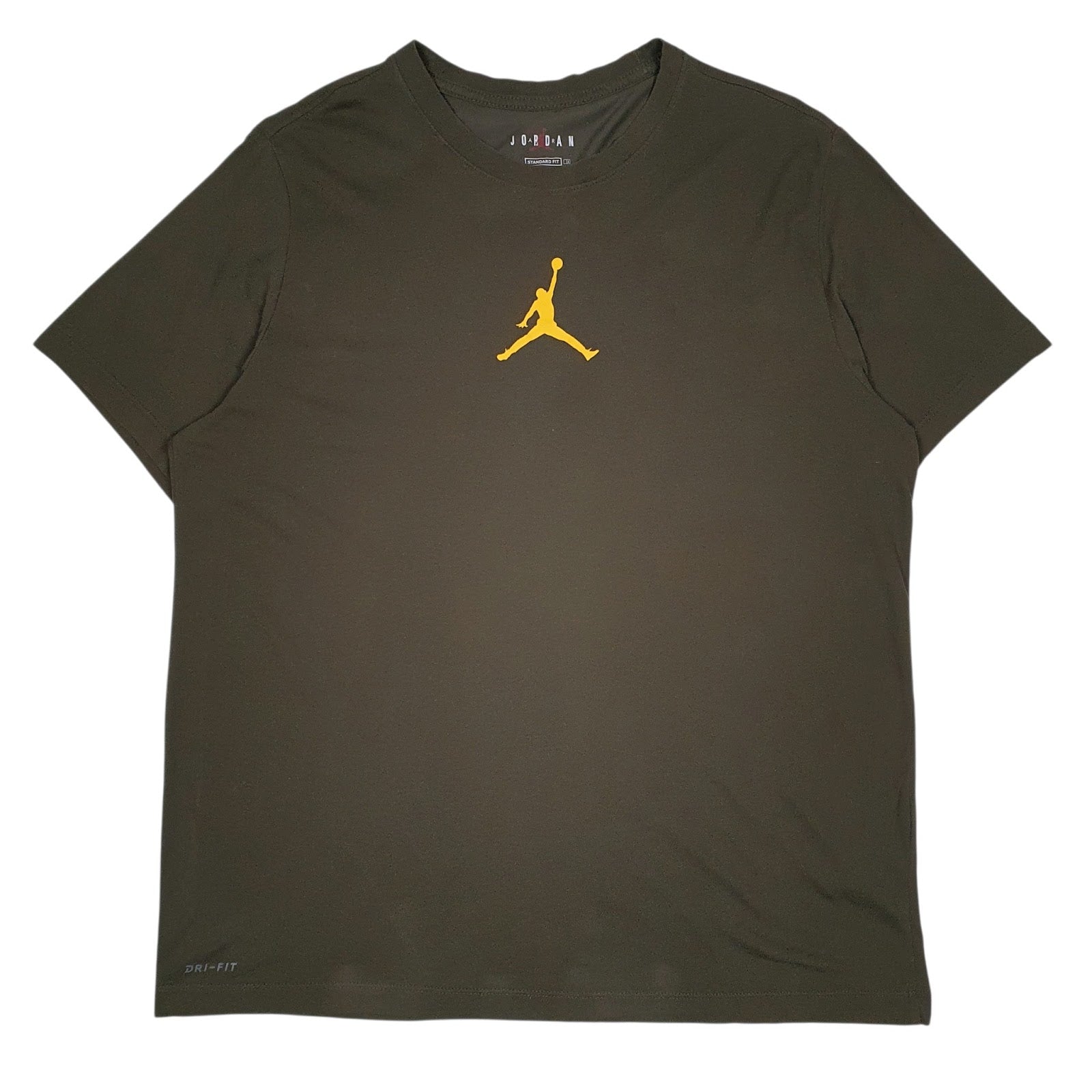 Mens Green Nike Air Jordan  Short Sleeve T Shirt