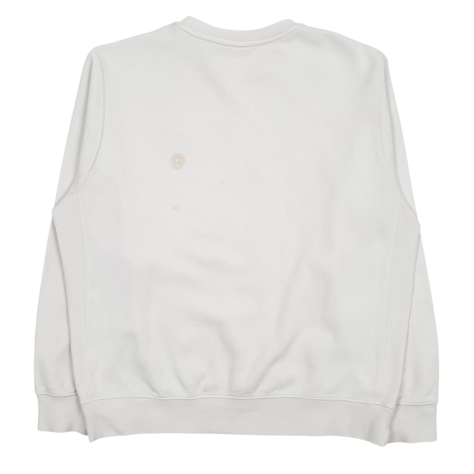 Mens White Nike  Crewneck Jumper