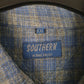 Mens Blue Southern Vintage  Shirt