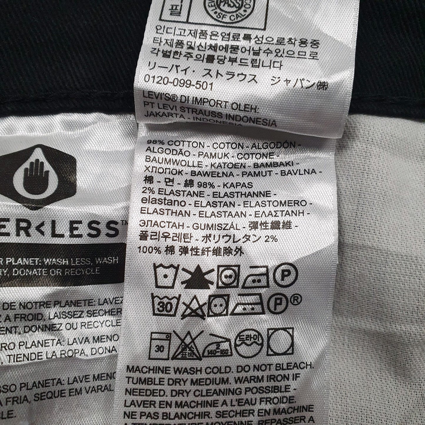 Mens Black Levis   Jeans