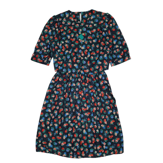 Womens Green Unbranded Blouse Short Sleeve Dress