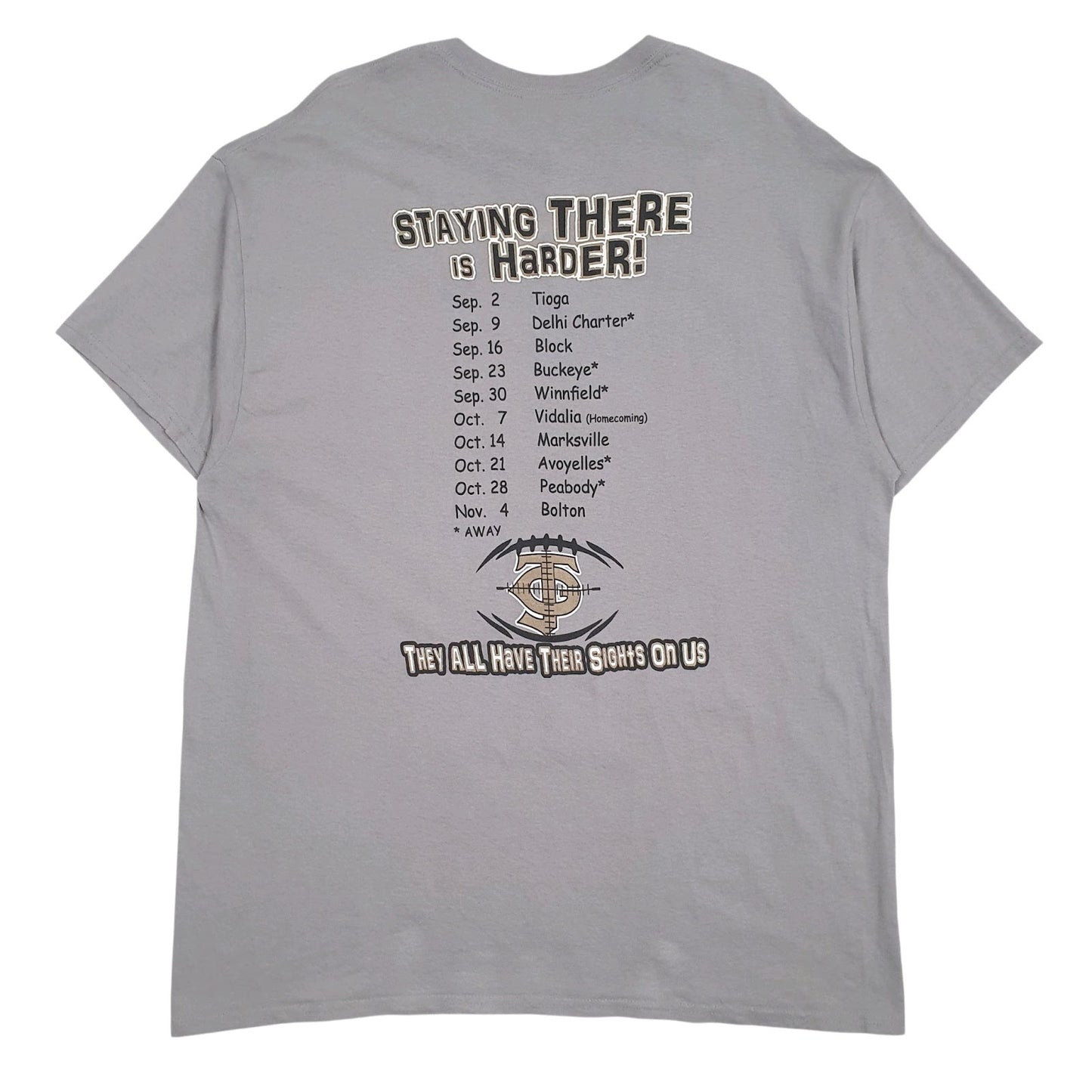 Mens Grey Gildan Jena Giants  T Shirt