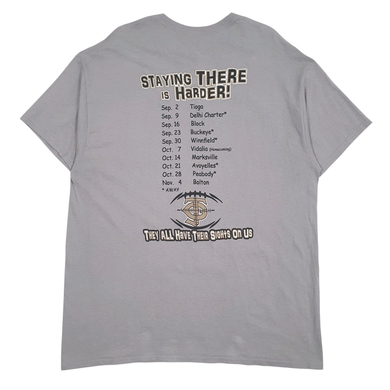 Mens Grey Gildan Jena Giants  T Shirt