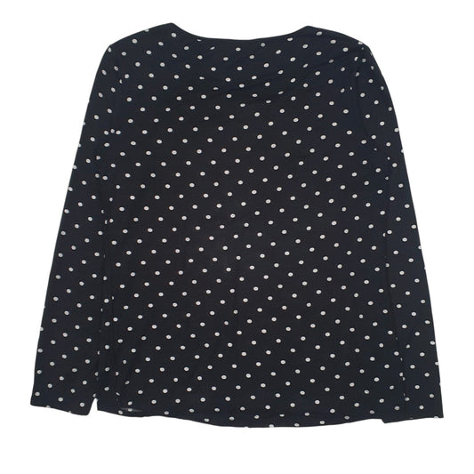 Womens Black Blue Motion Blouse  T Shirt