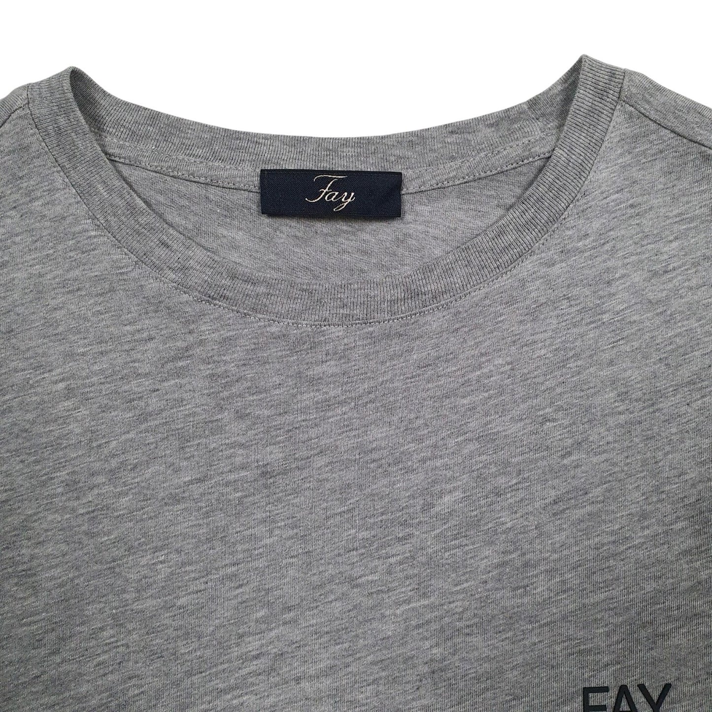 Mens Grey Fay   T Shirt