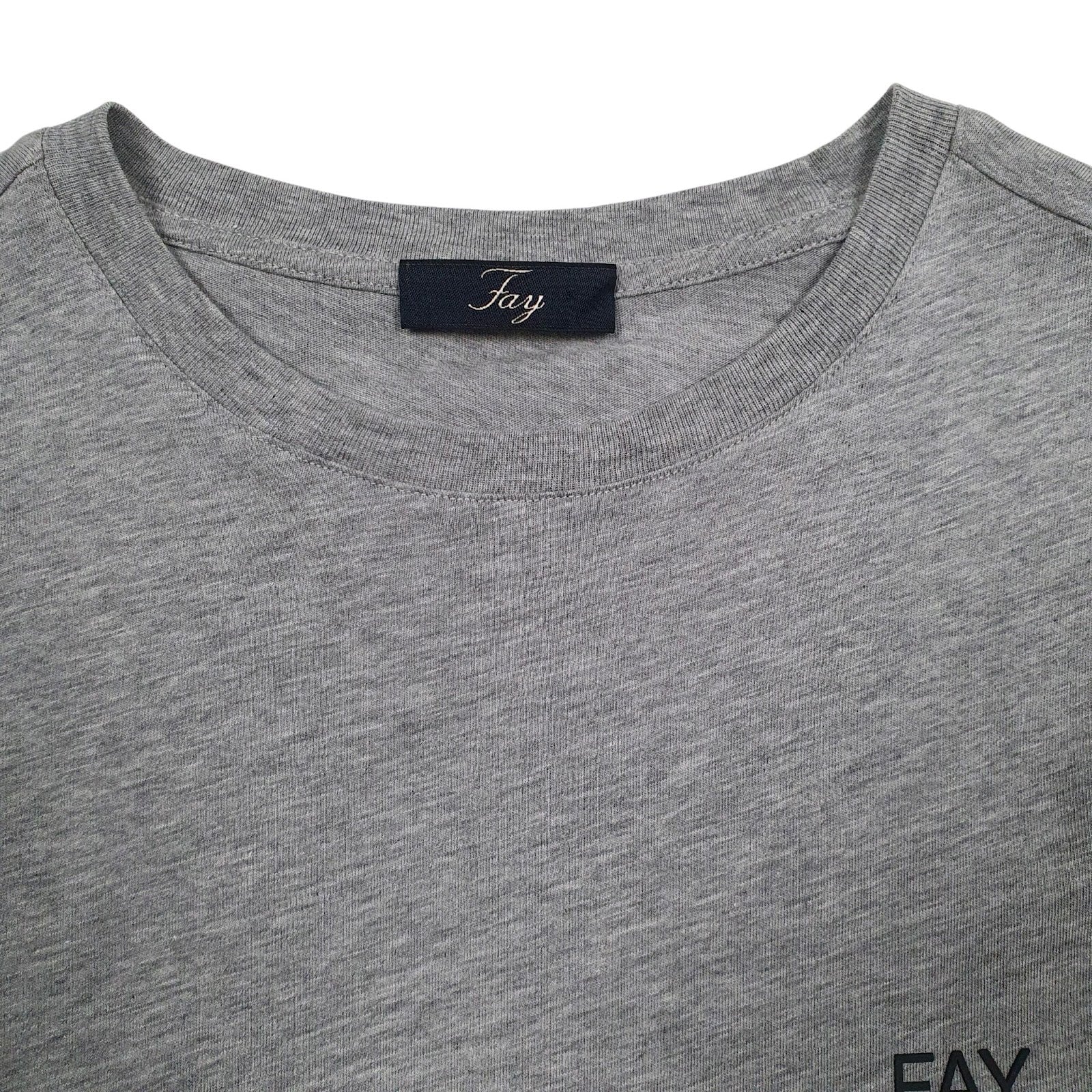 Mens Grey Fay   T Shirt