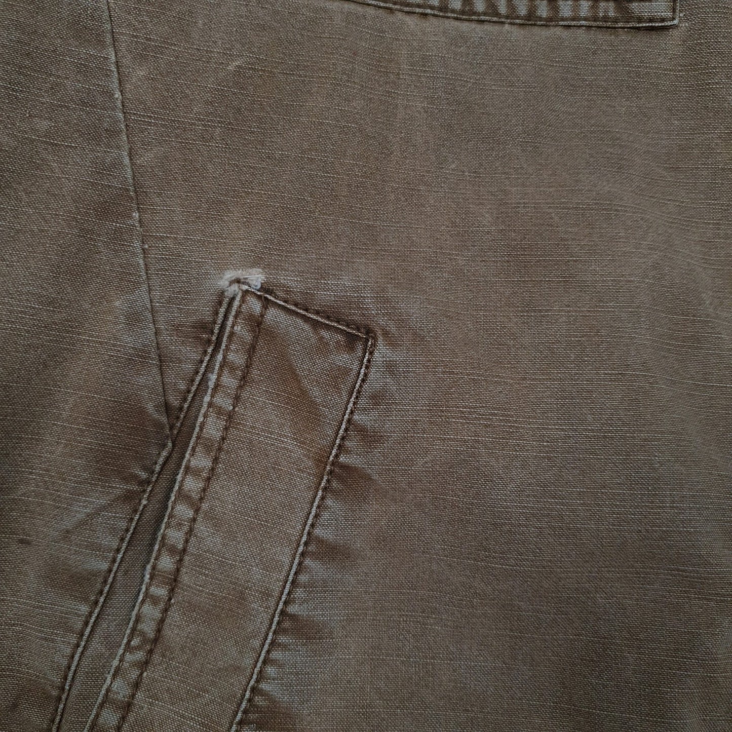 Mens Brown Levis Bomber Military Chore  Coat