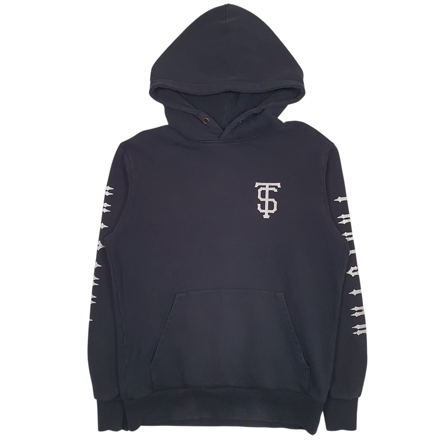 Mens Black Trap Star  Hoodie Jumper