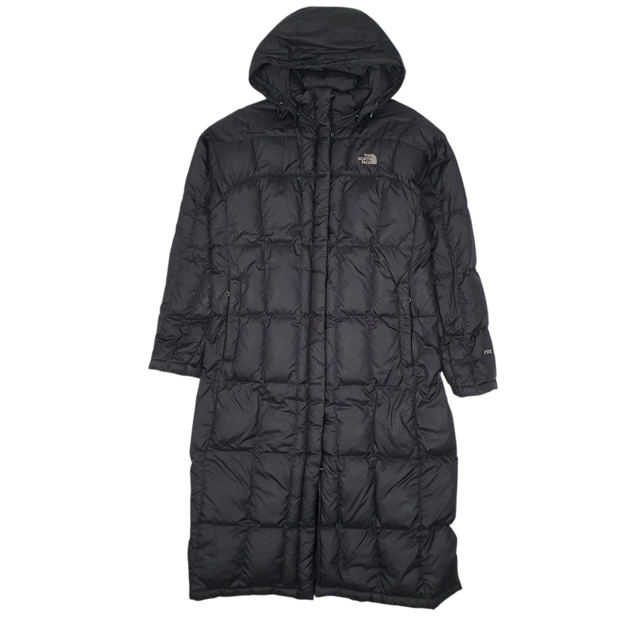 Womens Black The North Face Long Line Full Length Trench  Coat