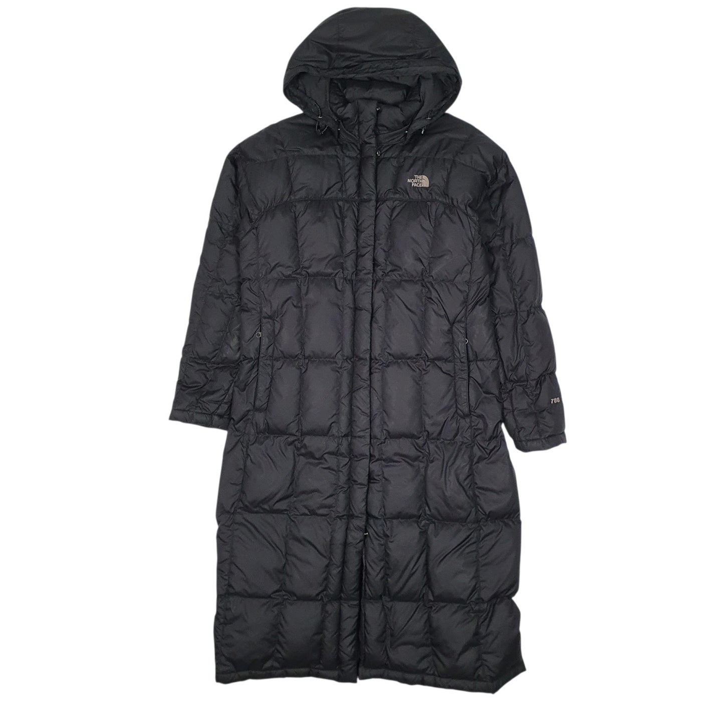 Womens Black The North Face Long Line Full Length Trench  Coat