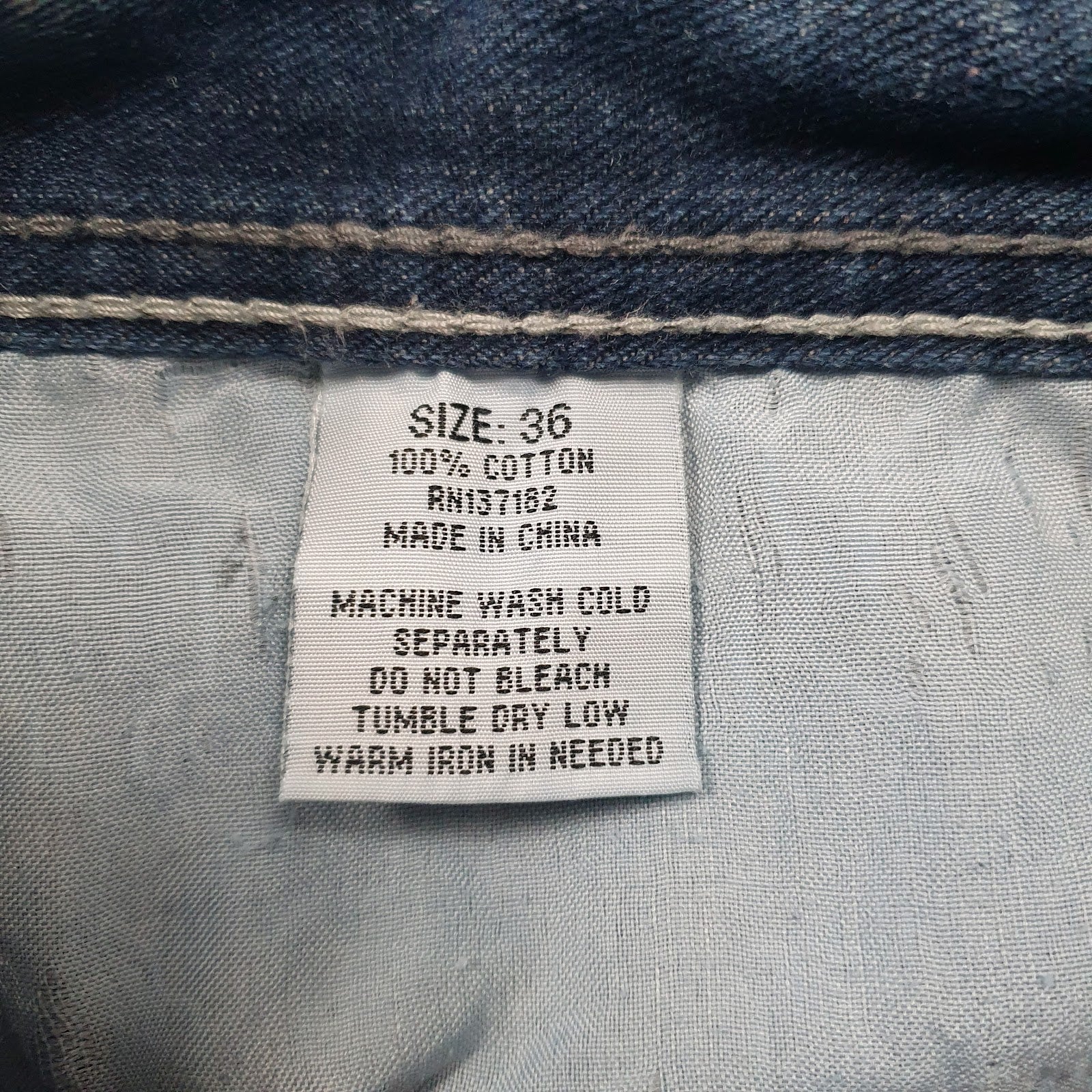 Mens Blue GS-115 Y2K Hip Hop  Jeans