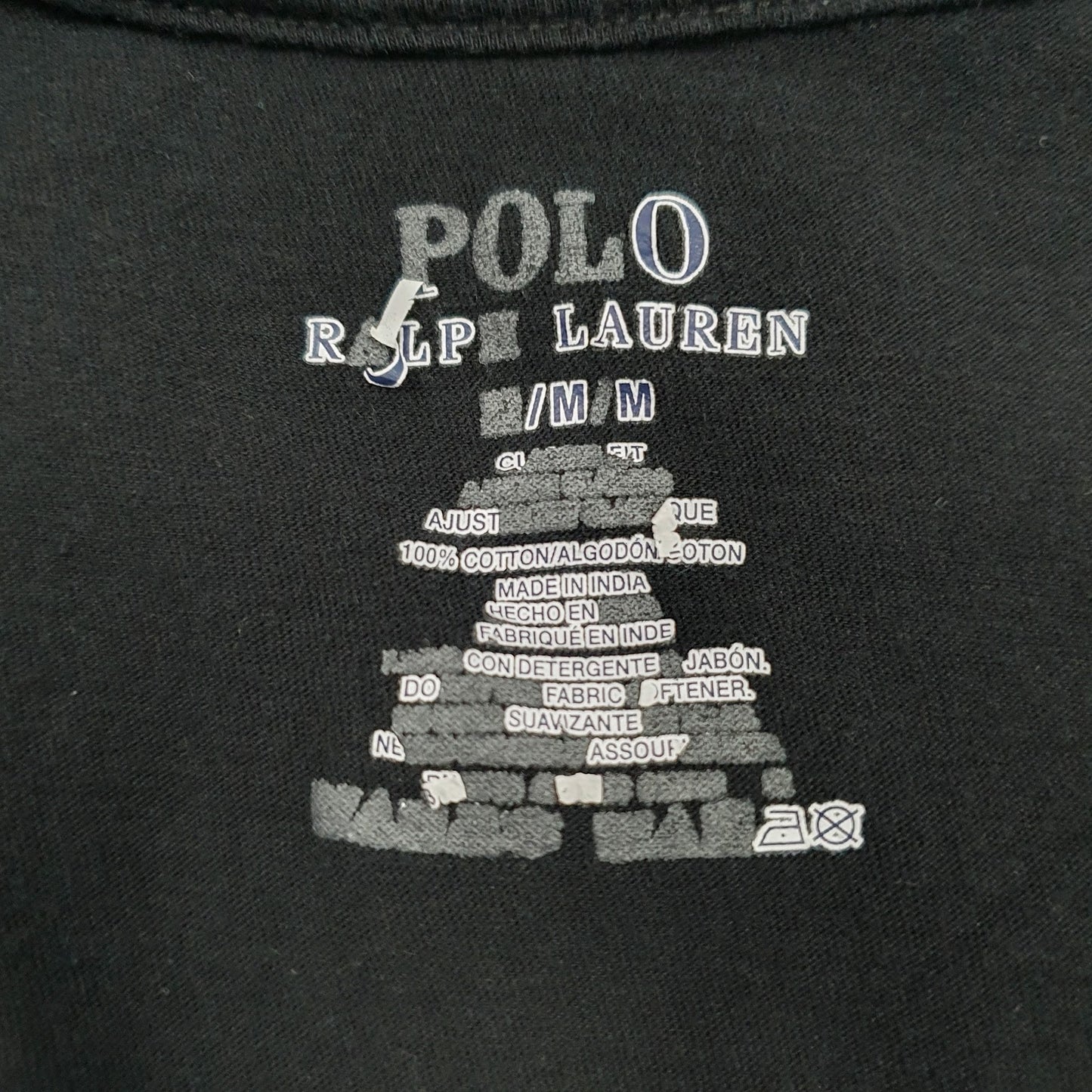 Mens Black Polo Ralph Lauren   T Shirt