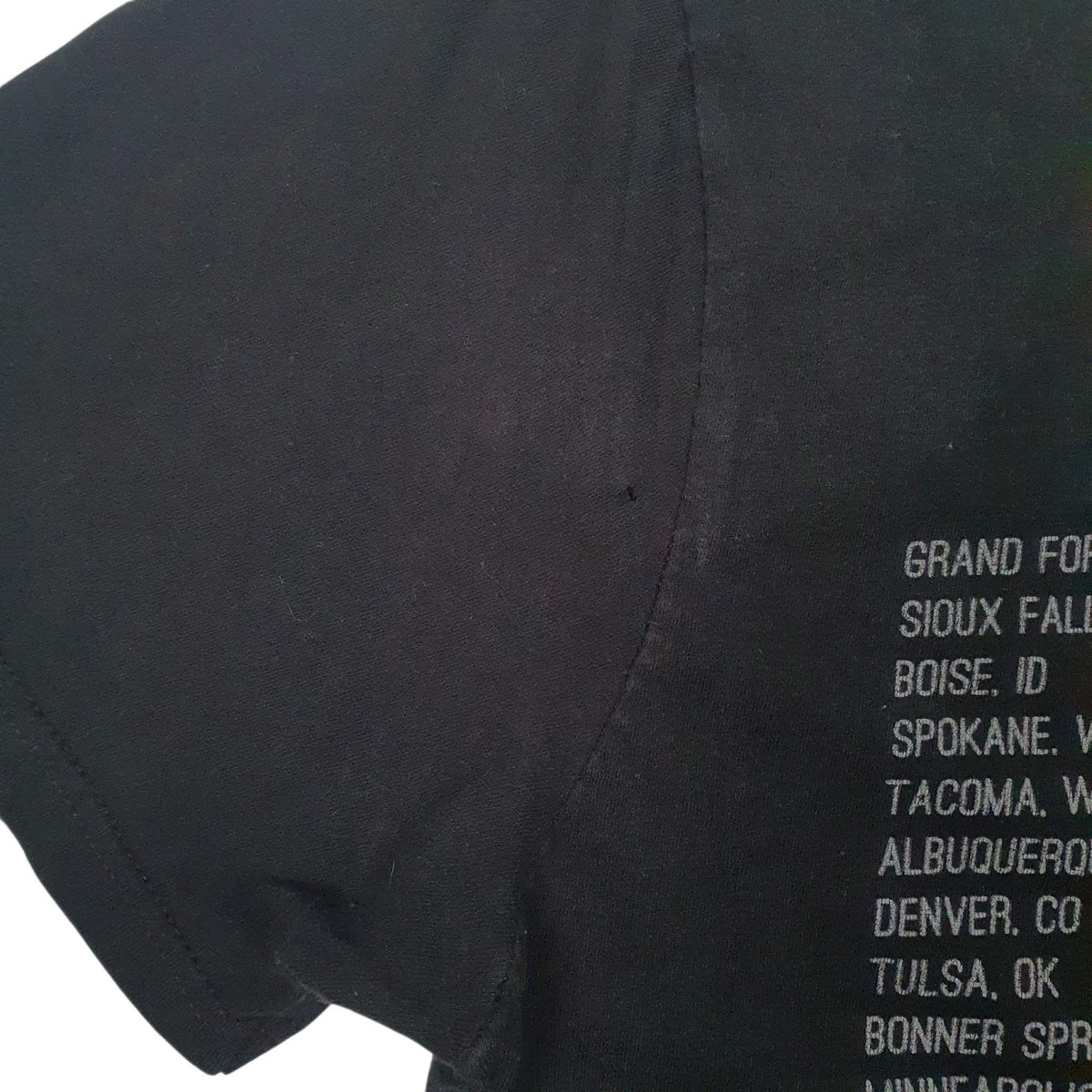Mens Black The Concert Tee Luke Bryant  T Shirt