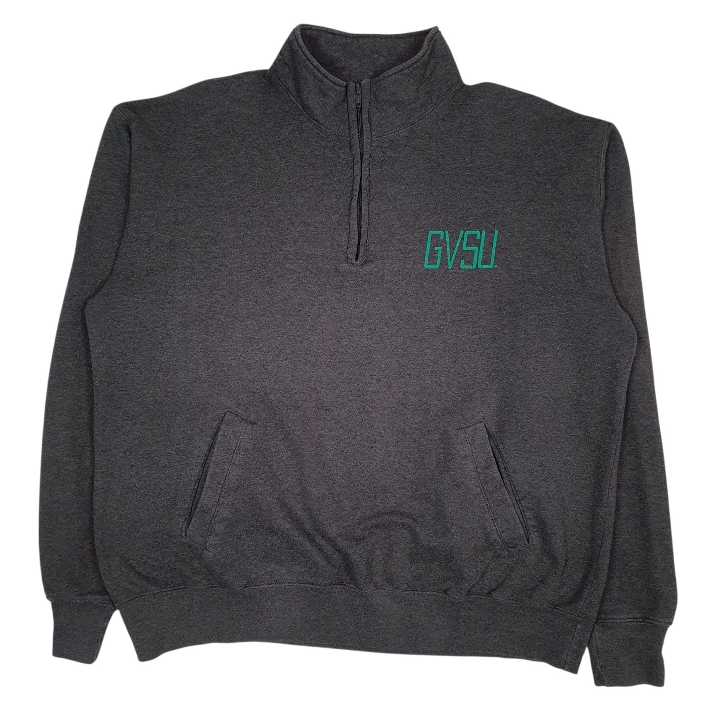 Mens Grey Champion  Quarter Zip Jumper
